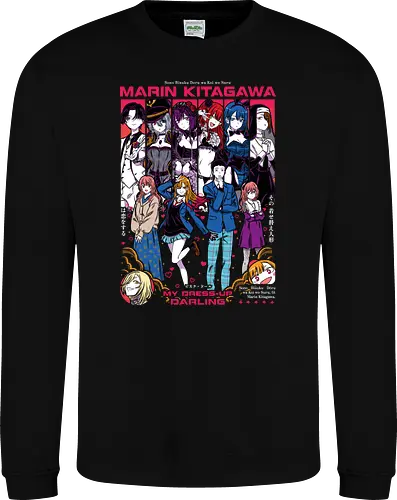 Dream Style - my dress up darling, marin kitagawa, sono bisque doll, anime waifu, cosplay anime, romance anime, manga girl, anime aesthetic - Sweatshirt