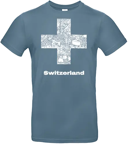 Flag of Switzerland - Switzerland, Flag - Standard T-Shirt