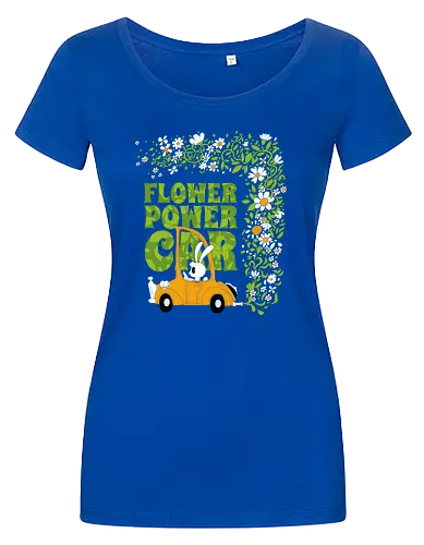 Flower power car