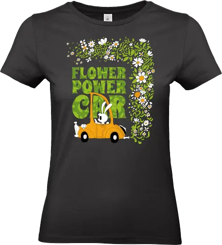Flower power car - Flower power, Car, Flower - Standard T-Shirt (Women)