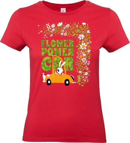 Flower power car - Flower power, Car, Flower - Standard T-Shirt (Women)