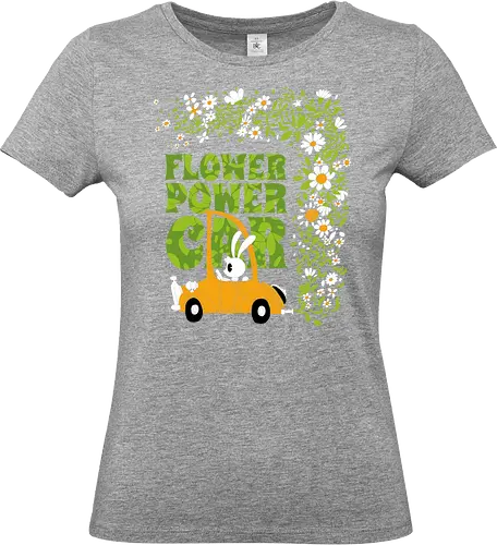 Flower power car - Flower power, Car, Flower - Standard T-Shirt (Women)