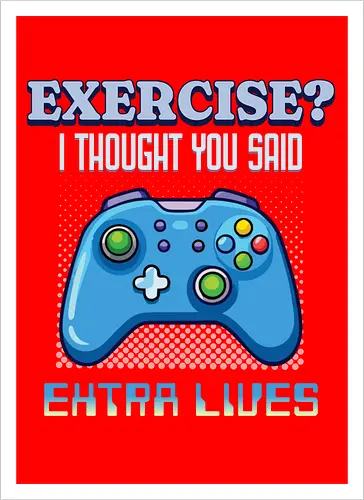 Extra Leben Gamer Retro Gaming Controller Design