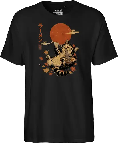 Japanische Ramen Katze Ukiyoe Vintage Kunst