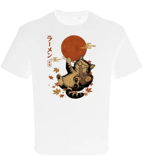 Japanische Ramen Katze Ukiyoe Vintage Kunst