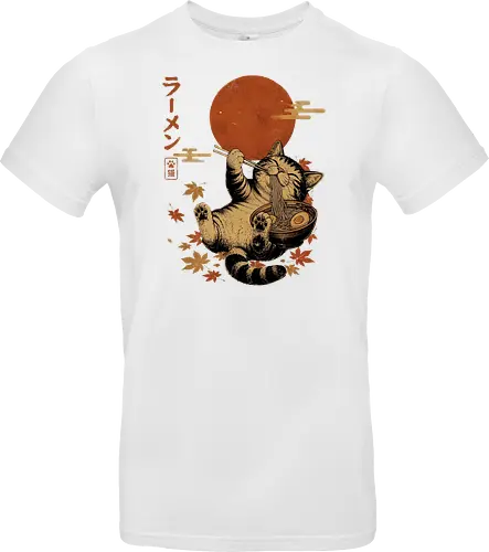 Japanische Ramen Katze Ukiyoe Vintage Kunst