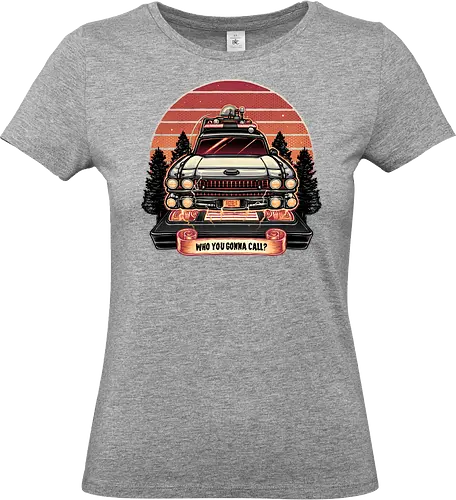 Ghost Hunting Sunset - Movie, film, ghost, comedy, horror, classic movie, sunset - Standard T-Shirt (Women)