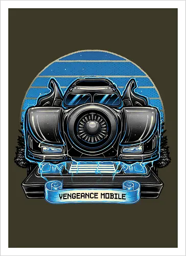 Vengeance Sunset - Movie, film, superhero, fictional, comics, comic book, sunset - Artprint