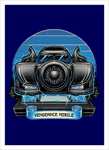 Vengeance Sunset - Movie, film, superhero, fictional, comics, comic book, sunset - Artprint