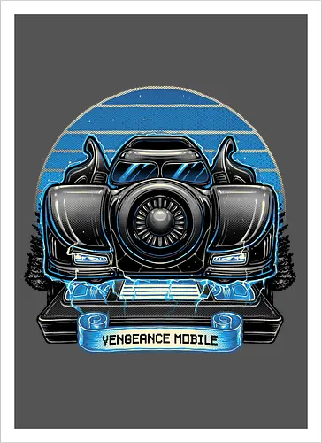 Vengeance Sunset - Movie, film, superhero, fictional, comics, comic book, sunset - Artprint