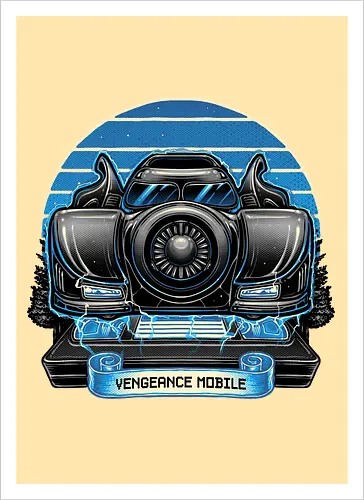 Vengeance Sunset - Movie, film, superhero, fictional, comics, comic book, sunset - Artprint