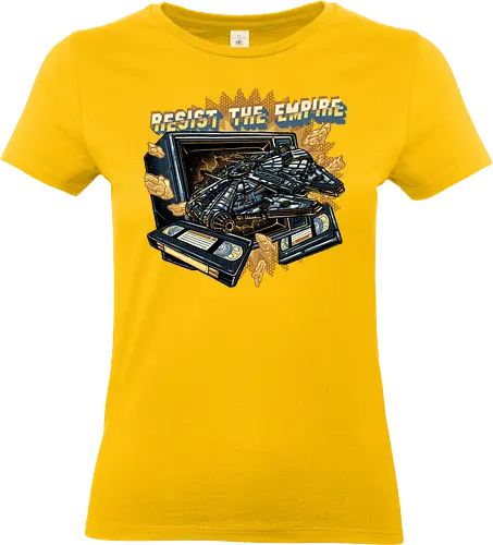 Resist the Empire - Movie, film, galaxy, galactic, sci-fi, science fiction - Standard T-Shirt (Women)
