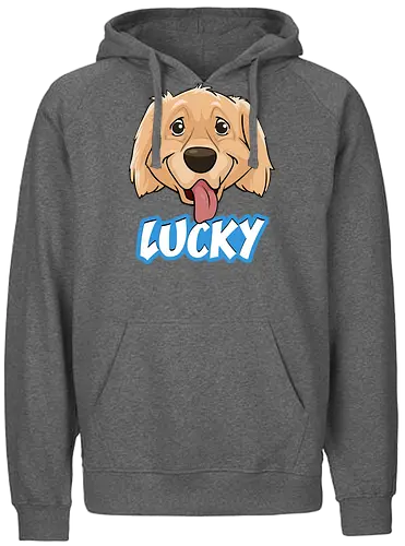 WASWIR - Lucky Schriftzug - Fairtrade Hoodie