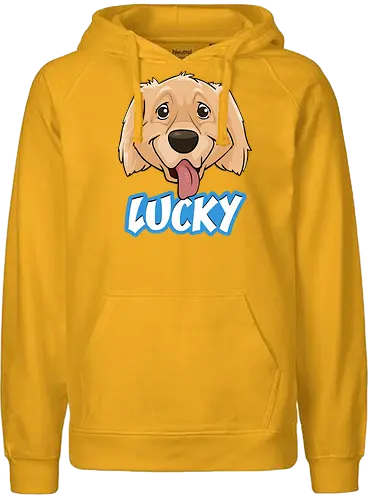 WASWIR - Lucky Schriftzug - Fairtrade Hoodie