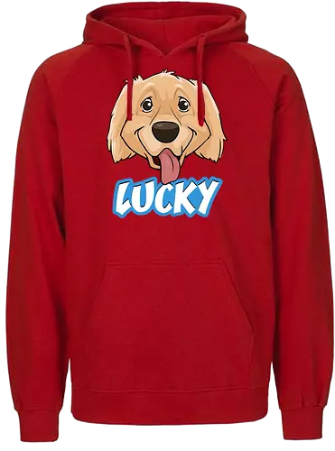 WASWIR - Lucky Schriftzug - Fairtrade Hoodie