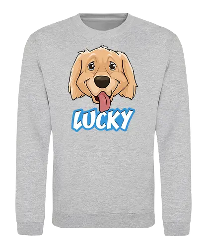 WASWIR - Lucky Schriftzug - Sweatshirt