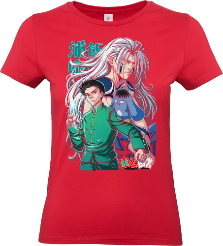 Mazoku Blood Ignites! - Yu Yu Hakusho, Yusuke Urameshi, Mazoku, Mazoku Yusuke, Spirit Detective, Anime, Anime Art, Anime Fanart, Manga, 90s Anime, Anime Shirt, Anime Streetwear, Otaku Fashion, Anime Clothing, Graphic Tee, Streetwear Design, Anime Merch, Manga Style, Otaku Life, Anime Aesthetic - Standard T-Shirt (Women)