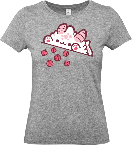 Bongo Cat Pen and Paper - bongo cat, Pen and Paper, Pen and paper, roll, dice, meme, funny, cute, kawaii, dragon, rolling, rpg, board game, hobby, xmorfina - Standard T-Shirt (Women)
