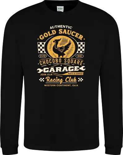 Gold Saucer Garage Vintage