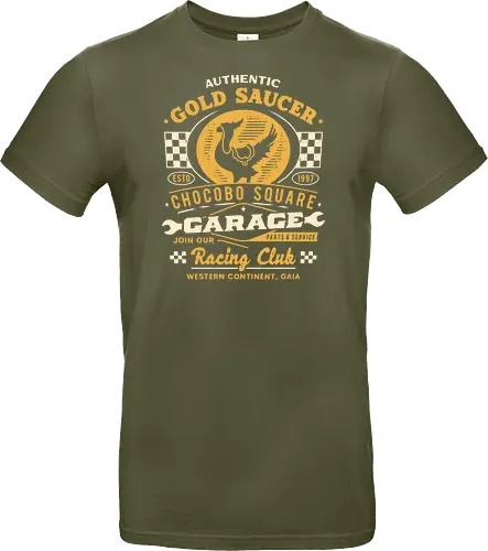 Gold Saucer Garage Vintage