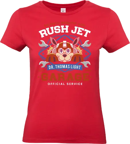 Dr Thomas Light Garage  - Gaming, megaman, dead rising, robot, tron bonne, dr wily, servbot, video game, gaming, gamer, survival horror, garage, Horror, biohazard, arcade, dr thomas light, rush, dr thomas light and rush - Standard T-Shirt (Women)