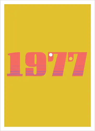 Stars of 1977 - 1977, space, science fiction, nerd - Artprint