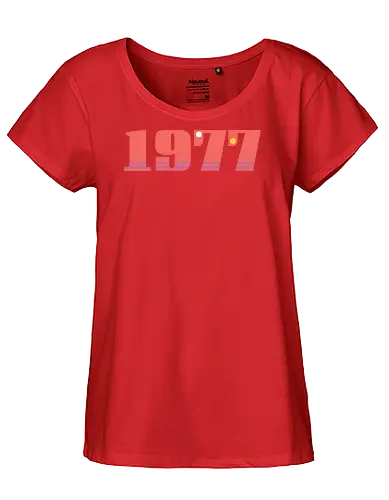 Stars of 1977 - 1977, space, science fiction, nerd - Fairtrade Girl Shirt