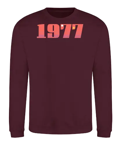 Stars of 1977 - 1977, space, science fiction, nerd - Sweatshirt