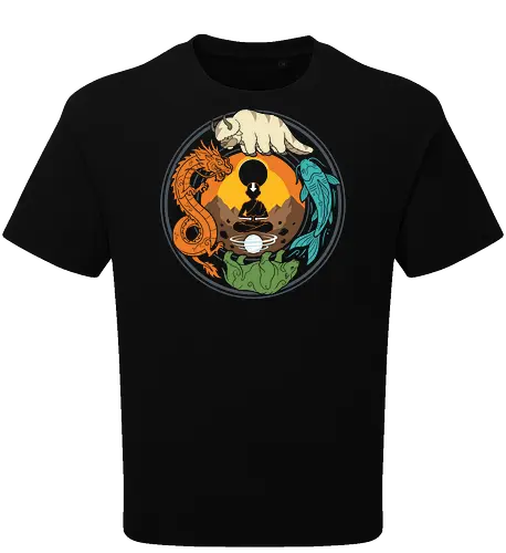 Spiritual Balance - Elemental Spirit Animals Mandala