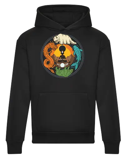 Spiritual Balance - Elemental Spirit Animals Mandala