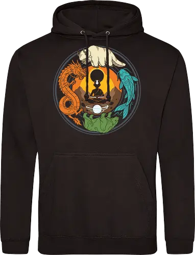 Spiritual Balance - Elemental Spirit Animals Mandala