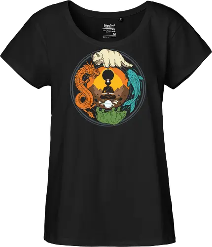 Spiritual Balance - Elemental Spirit Animals Mandala