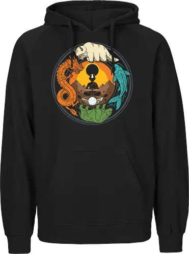 Spiritual Balance - Elemental Spirit Animals Mandala
