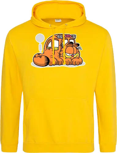 Fauler Oranger Katzenbus Lustig Cartoon Anime Mashup Geek