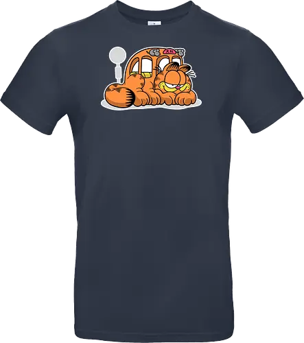 Fauler Oranger Katzenbus Lustig Cartoon Anime Mashup Geek