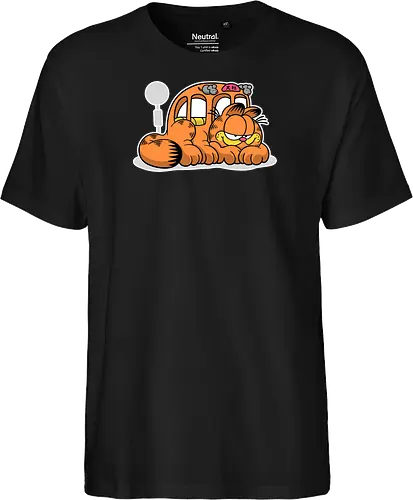 Fauler Oranger Katzenbus Lustig Cartoon Anime Mashup Geek