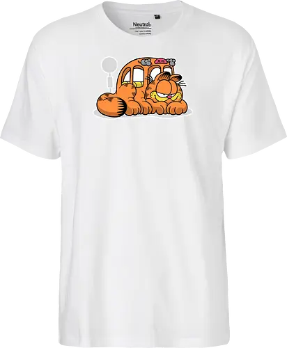 Fauler Oranger Katzenbus Lustig Cartoon Anime Mashup Geek