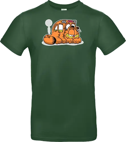 Fauler Oranger Katzenbus Lustig Cartoon Anime Mashup Geek