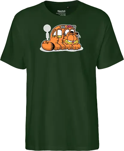 Fauler Oranger Katzenbus Lustig Cartoon Anime Mashup Geek