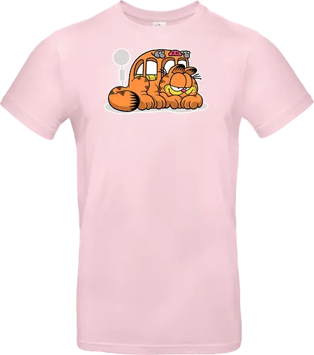 Fauler Oranger Katzenbus Lustig Cartoon Anime Mashup Geek