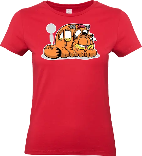 Fauler Oranger Katzenbus Lustig Cartoon Anime Mashup Geek - lazy cat cartoon shirt, orange cat bus tee, anime western mashup apparel, funny cat cartoon shirt, cute cat bus tee, geek mashup clothing, cartoon anime crossover shirt, lazy orange cat tee, funny geek mashup apparel, cat bus cartoon shirt, anime cartoon fusion tee, cute geek mashup clothing, funny cat anime shirt, western anime mashup tee, orange cat anime apparel - Standard T-Shirt (Women)