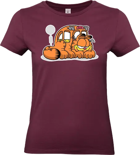 Fauler Oranger Katzenbus Lustig Cartoon Anime Mashup Geek - lazy cat cartoon shirt, orange cat bus tee, anime western mashup apparel, funny cat cartoon shirt, cute cat bus tee, geek mashup clothing, cartoon anime crossover shirt, lazy orange cat tee, funny geek mashup apparel, cat bus cartoon shirt, anime cartoon fusion tee, cute geek mashup clothing, funny cat anime shirt, western anime mashup tee, orange cat anime apparel - Standard T-Shirt (Women)