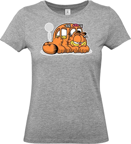 Fauler Oranger Katzenbus Lustig Cartoon Anime Mashup Geek - lazy cat cartoon shirt, orange cat bus tee, anime western mashup apparel, funny cat cartoon shirt, cute cat bus tee, geek mashup clothing, cartoon anime crossover shirt, lazy orange cat tee, funny geek mashup apparel, cat bus cartoon shirt, anime cartoon fusion tee, cute geek mashup clothing, funny cat anime shirt, western anime mashup tee, orange cat anime apparel - Standard T-Shirt (Women)