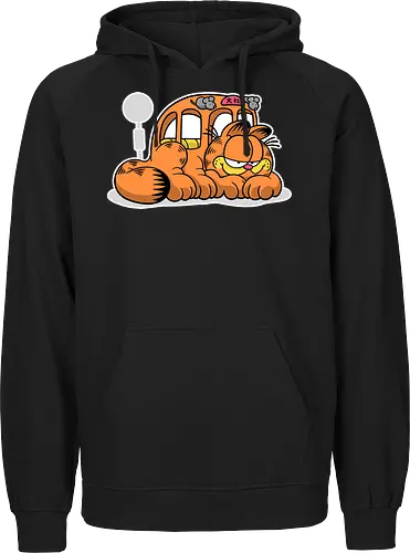 Fauler Oranger Katzenbus Lustig Cartoon Anime Mashup Geek