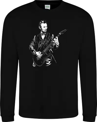 Abraham Lincoln Playing Guitar