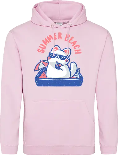 Funny Summer Beach Cat