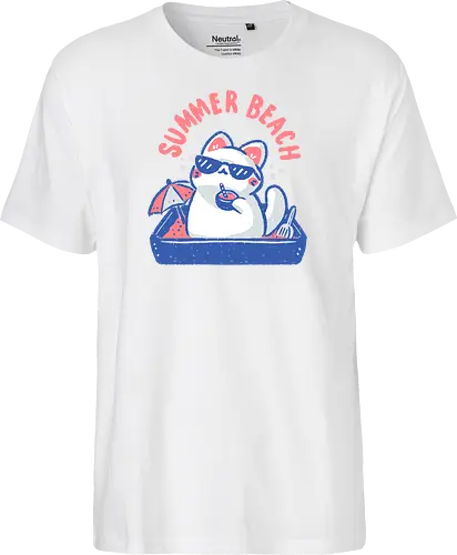 Funny Summer Beach Cat