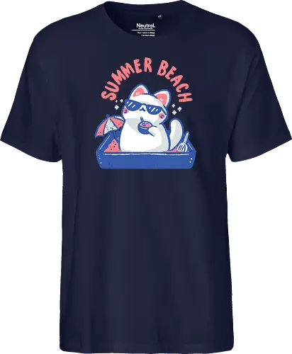 Funny Summer Beach Cat