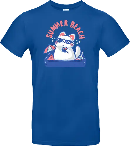 Funny Summer Beach Cat