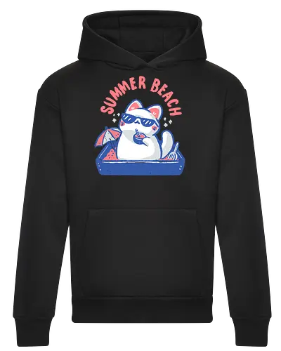 Funny Summer Beach Cat